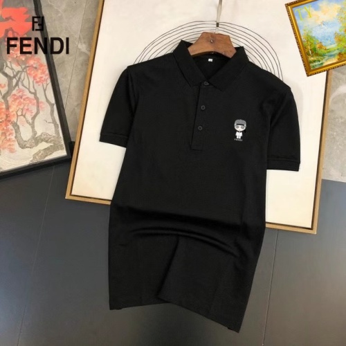 Fendi T-Shirts Short Sleeved For Men #1201607 $29.00 USD, Wholesale Replica Fendi T-Shirts