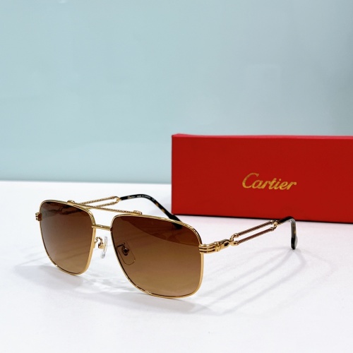 Cartier AAA Quality Sunglassess #1201640 $48.00 USD, Wholesale Replica Cartier AAA Quality Sunglassess