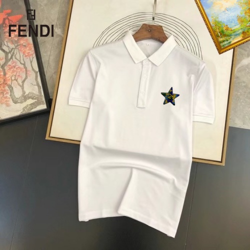 Fendi T-Shirts Short Sleeved For Men #1201647 $29.00 USD, Wholesale Replica Fendi T-Shirts