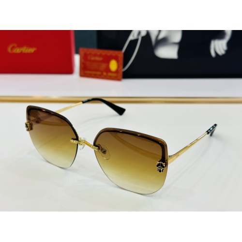 Cartier AAA Quality Sunglassess #1201651 $48.00 USD, Wholesale Replica Cartier AAA Quality Sunglassess