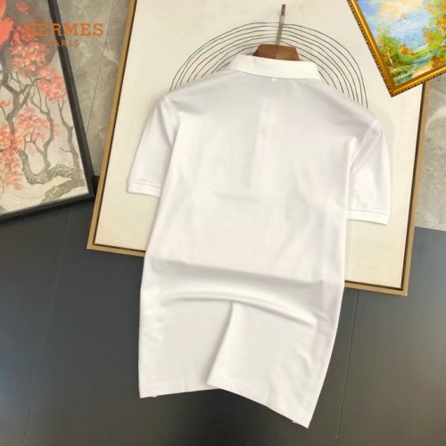 Replica Hermes T-Shirts Short Sleeved For Men #1201683 $29.00 USD for Wholesale