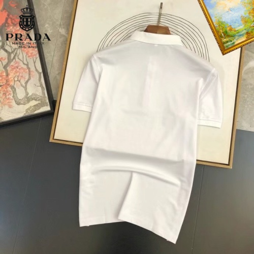 Replica Prada T-Shirts Short Sleeved For Men #1201696 $29.00 USD for Wholesale