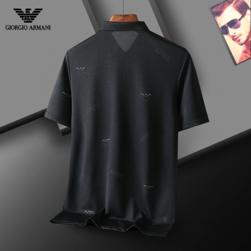 Replica Armani T-Shirts Short Sleeved For Men #1201758 $29.00 USD for Wholesale