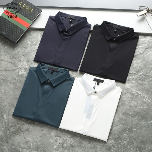 Replica Prada Shirts Short Sleeved For Men #1201789 $45.00 USD for Wholesale