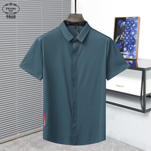 Prada Shirts Short Sleeved For Men #1201790 $45.00 USD, Wholesale Replica Prada Shirts