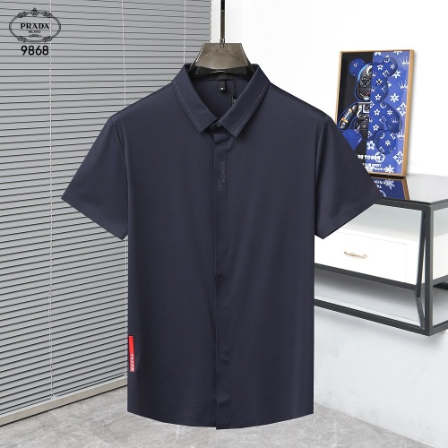 Prada Shirts Short Sleeved For Men #1201791 $45.00 USD, Wholesale Replica Prada Shirts
