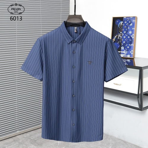 Prada Shirts Short Sleeved For Men #1201795