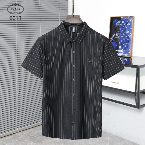 Prada Shirts Short Sleeved For Men #1201796 $45.00 USD, Wholesale Replica Prada Shirts