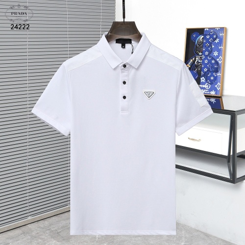 Prada T-Shirts Short Sleeved For Men #1201797 $45.00 USD, Wholesale Replica Prada T-Shirts