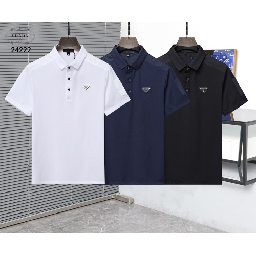 Replica Prada T-Shirts Short Sleeved For Men #1201797 $45.00 USD for Wholesale