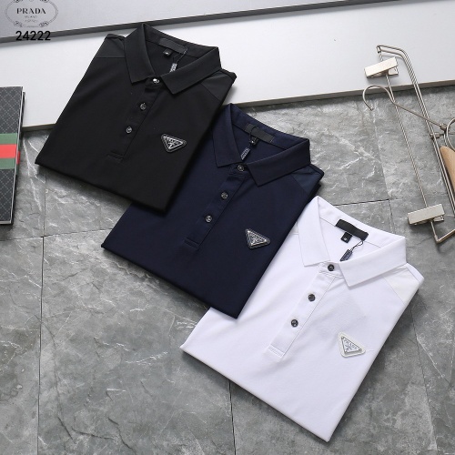 Replica Prada T-Shirts Short Sleeved For Men #1201799 $45.00 USD for Wholesale