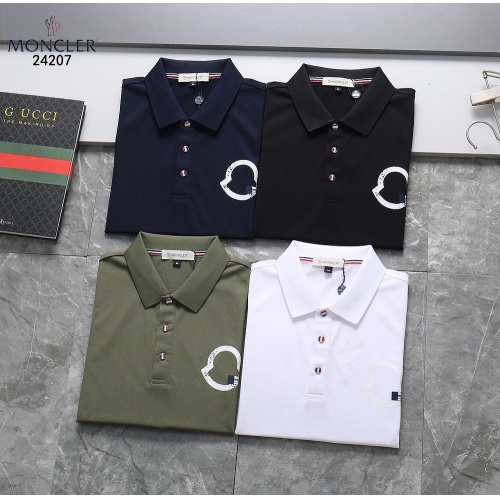 Replica Moncler T-Shirts Short Sleeved For Men #1201800 $45.00 USD for Wholesale