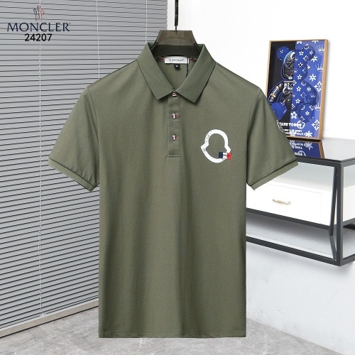 Moncler T-Shirts Short Sleeved For Men #1201801