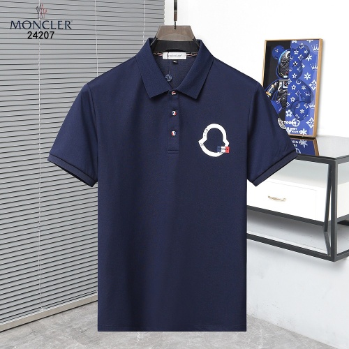 Moncler T-Shirts Short Sleeved For Men #1201802 $45.00 USD, Wholesale Replica Moncler T-Shirts