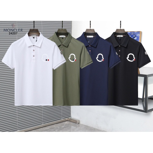 Replica Moncler T-Shirts Short Sleeved For Men #1201802 $45.00 USD for Wholesale
