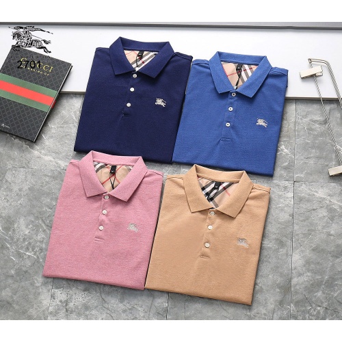Replica Burberry T-Shirts Short Sleeved For Men #1201804 $45.00 USD for Wholesale