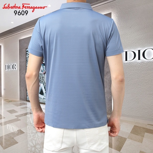 Replica Salvatore Ferragamo T-Shirts Short Sleeved For Men #1201815 $45.00 USD for Wholesale