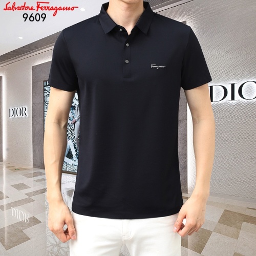 Salvatore Ferragamo T-Shirts Short Sleeved For Men #1201816