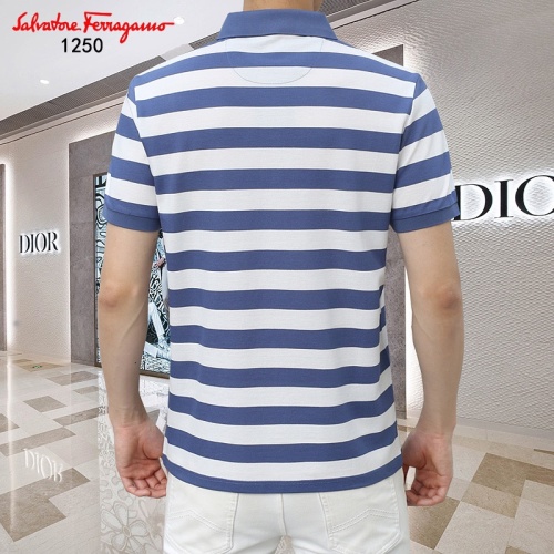 Replica Salvatore Ferragamo T-Shirts Short Sleeved For Men #1201817 $45.00 USD for Wholesale
