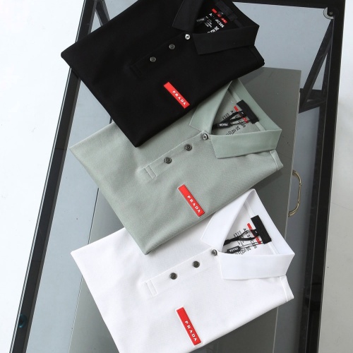 Replica Prada T-Shirts Short Sleeved For Men #1201823 $45.00 USD for Wholesale
