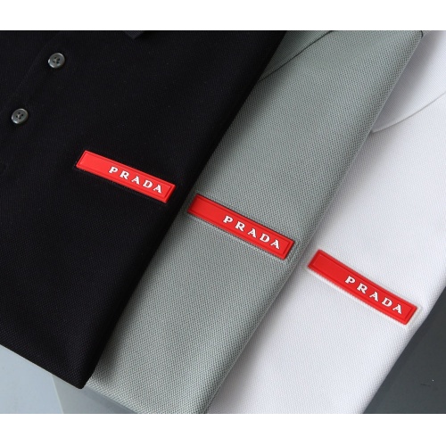 Replica Prada T-Shirts Short Sleeved For Men #1201825 $45.00 USD for Wholesale