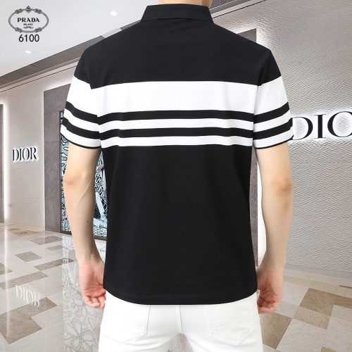 Replica Prada T-Shirts Short Sleeved For Men #1201827 $45.00 USD for Wholesale