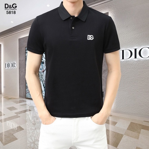 Dolce &amp; Gabbana D&amp;G T-Shirts Short Sleeved For Men #1201835 $45.00 USD, Wholesale Replica Dolce &amp; Gabbana D&amp;G T-Shirts