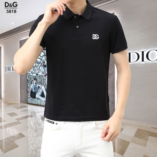 Replica Dolce & Gabbana D&G T-Shirts Short Sleeved For Men #1201835 $45.00 USD for Wholesale