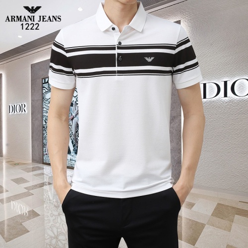 Armani T-Shirts Short Sleeved For Men #1201836