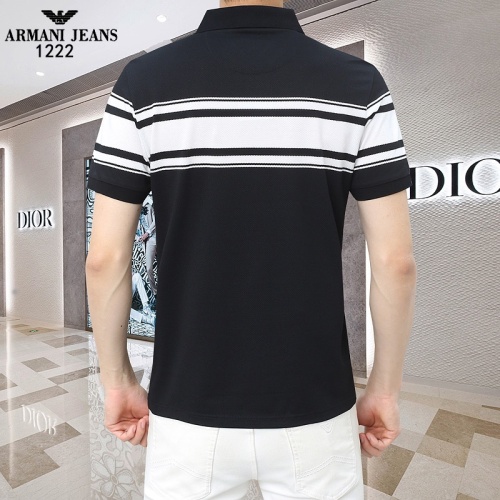 Replica Armani T-Shirts Short Sleeved For Men #1201837 $45.00 USD for Wholesale