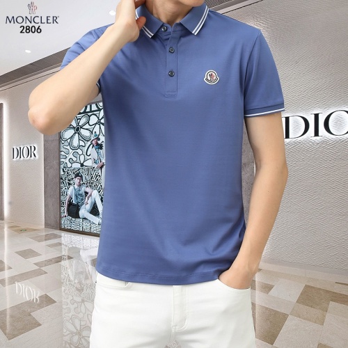 Replica Moncler T-Shirts Short Sleeved For Men #1201848 $45.00 USD for Wholesale