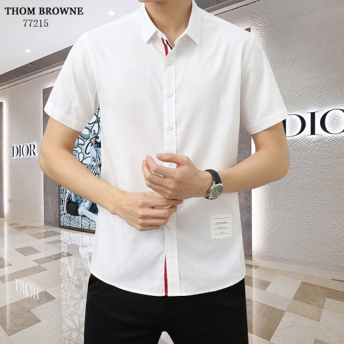 Thom Browne TB Shirts Short Sleeved For Men #1201856 $45.00 USD, Wholesale Replica Thom Browne TB Shirts