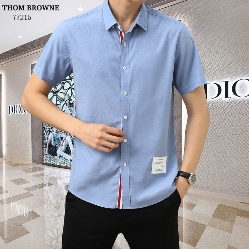 Thom Browne TB Shirts Short Sleeved For Men #1201857 $45.00 USD, Wholesale Replica Thom Browne TB Shirts