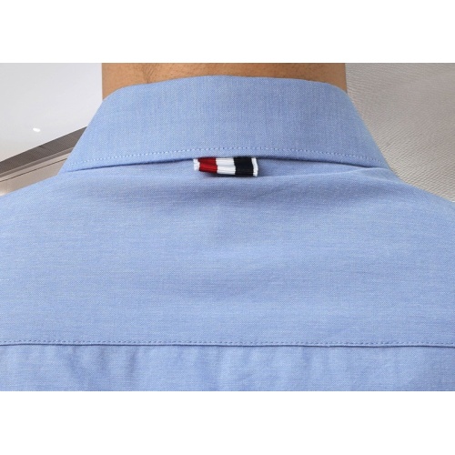 Replica Thom Browne TB Shirts Short Sleeved For Men #1201857 $45.00 USD for Wholesale
