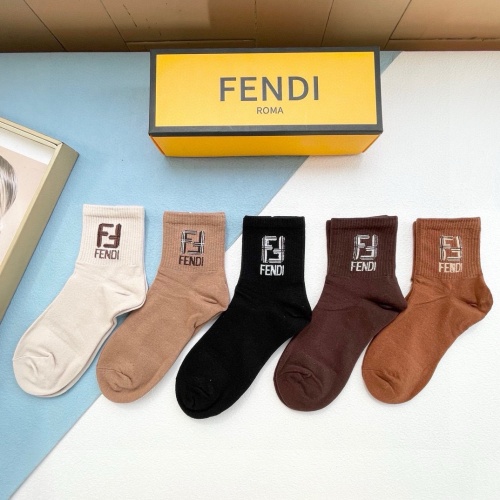 Fendi Socks #1201866 $27.00 USD, Wholesale Replica Fendi Socks