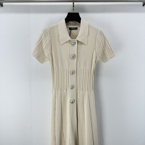 Balmain Dresses Short Sleeved For Women #1201901 $105.00 USD, Wholesale Replica Balmain Dresses
