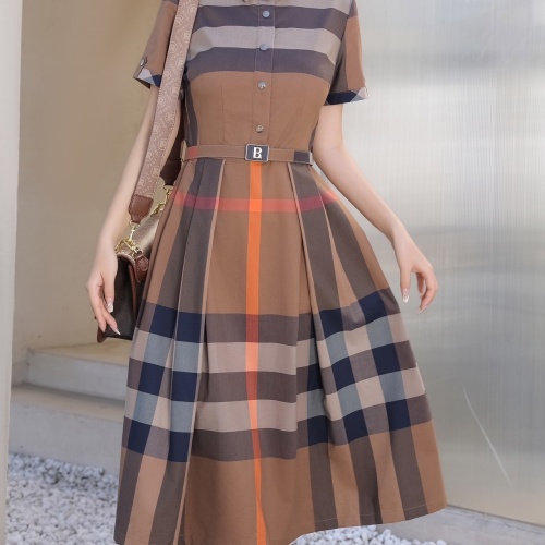 Burberry Dresses Short Sleeved For Women #1201913 $108.00 USD, Wholesale Replica Burberry Dresses