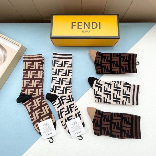 Replica Fendi Socks #1201945 $29.00 USD for Wholesale