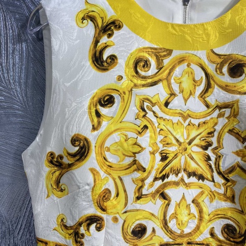 Replica Dolce & Gabbana Dresses Sleeveless For Women #1201946 $105.00 USD for Wholesale