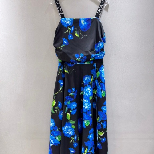 Dolce &amp; Gabbana Dresses Sleeveless For Women #1201947 $105.00 USD, Wholesale Replica Dolce &amp; Gabbana Dresses
