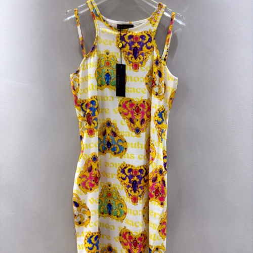 Versace Dresses Sleeveless For Women #1201951 $100.00 USD, Wholesale Replica Versace Dresses