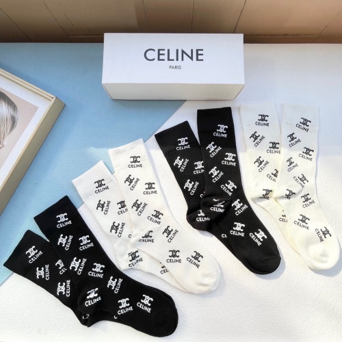 Replica Celine Socks #1201959 $34.00 USD for Wholesale