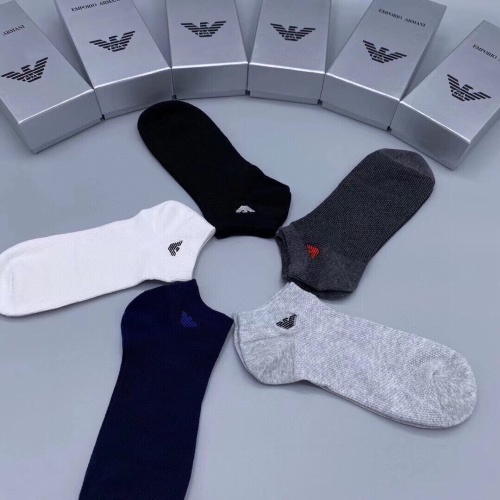 Replica Armani Socks #1201975 $29.00 USD for Wholesale