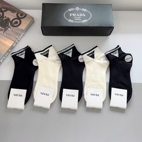 Prada Socks #1201984 $27.00 USD, Wholesale Replica Prada Socks