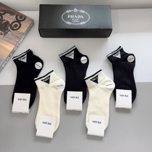 Replica Prada Socks #1201984 $27.00 USD for Wholesale
