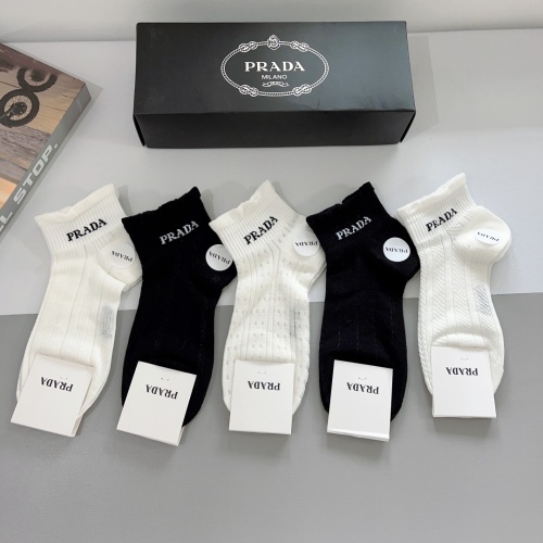 Prada Socks #1201985 $27.00 USD, Wholesale Replica Prada Socks
