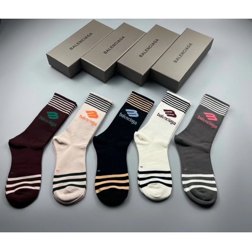 Replica Balenciaga Socks For Women #1201994 $27.00 USD for Wholesale