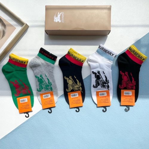 Replica Burberry Socks #1201999 $27.00 USD for Wholesale
