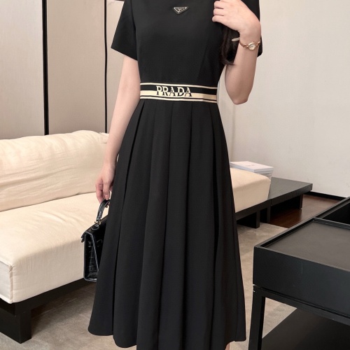 Prada Dresses Short Sleeved For Women #1202006 $85.00 USD, Wholesale Replica Prada Dresses