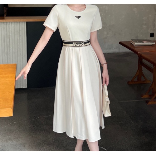 Prada Dresses Short Sleeved For Women #1202007 $85.00 USD, Wholesale Replica Prada Dresses